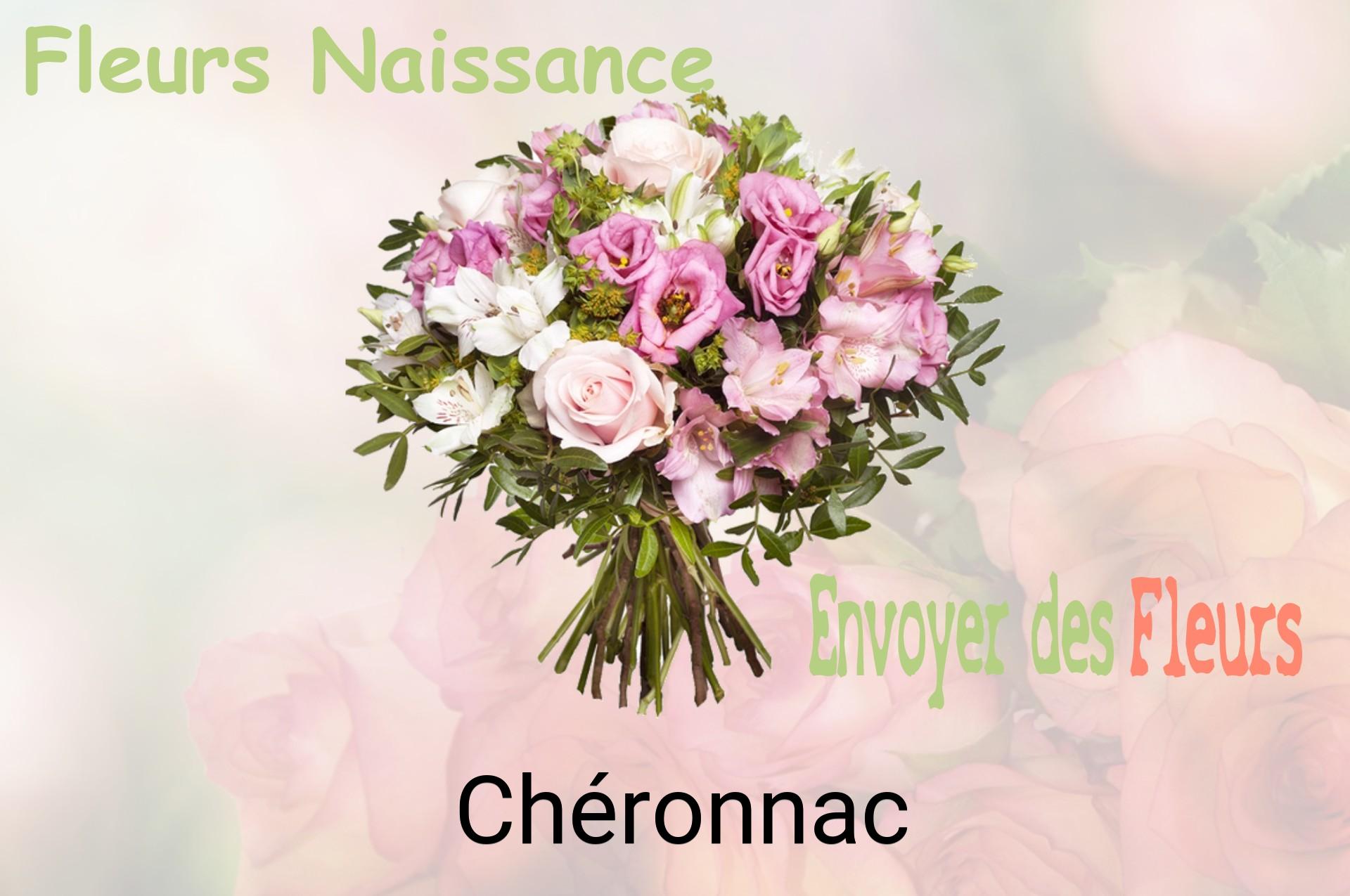 Bouquet de fleurs de naissance livré à Chéronnac